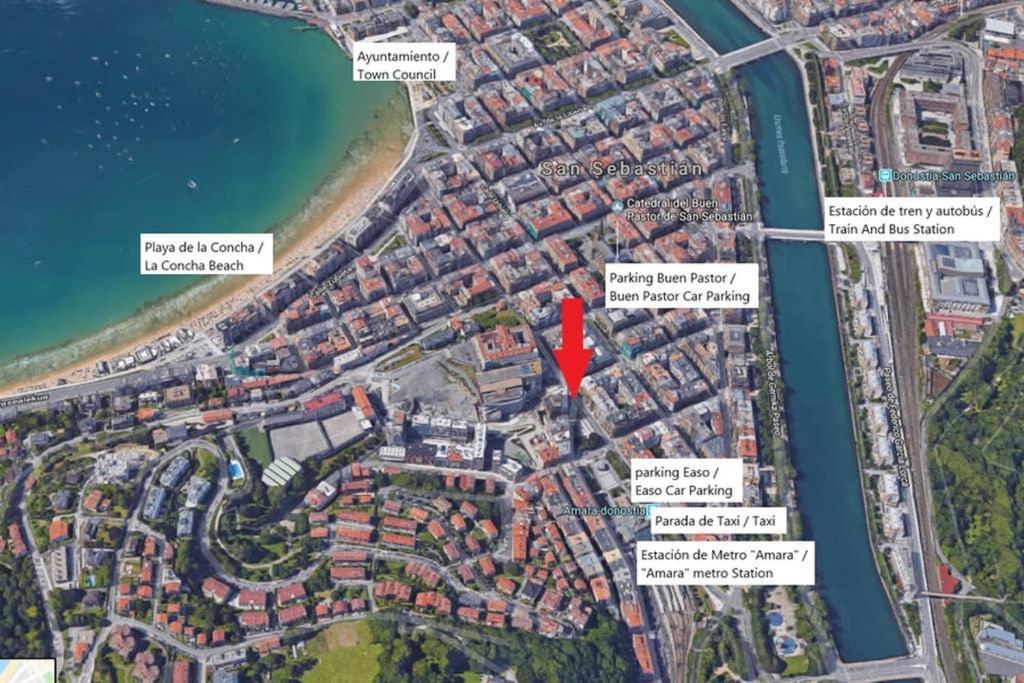 La Plaza Luxury Apartment San Sebastián Dış mekan fotoğraf